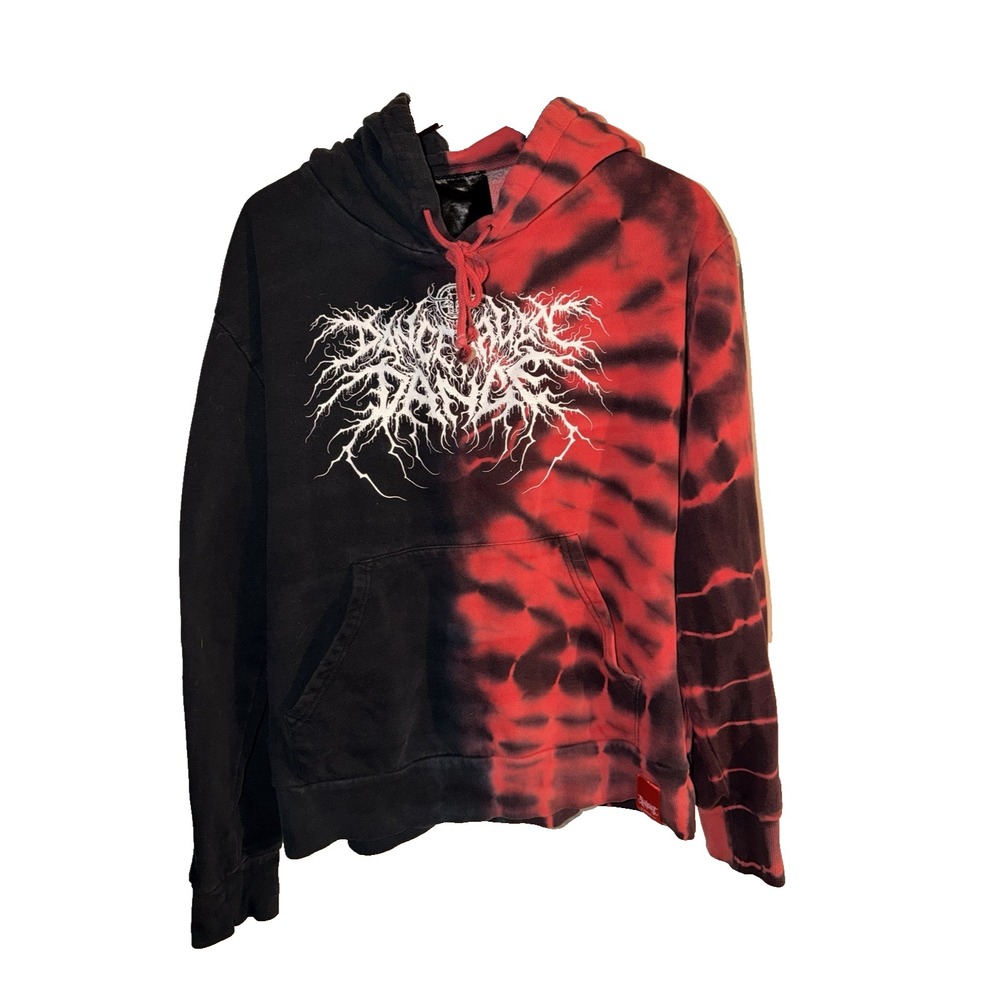 Dance Gavin Dance Shibori Threads Hoodie Mens XL Afterburner Collection Tie Dye